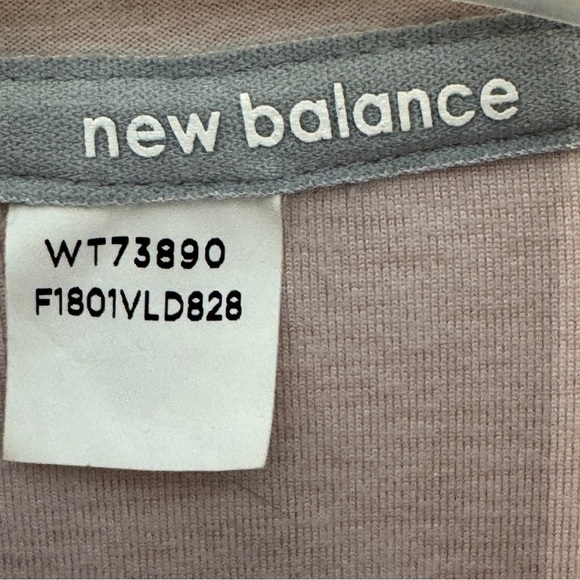 New Balance Heathered Funnel Neck Pullover S - Picture 5 of 6